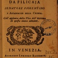 De Filicaia Vincenzio (1755)