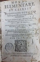 Mondo Elementare et Celeste di Gioseppe Rosaccio