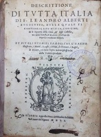 Descrittione di tutta Italia di F. Leandro Alberti